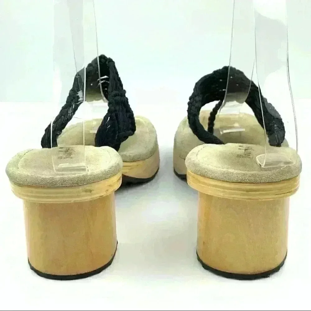 On Your feet Chinese laundry pop sandals 7 macramé